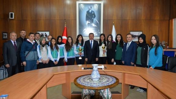 Oryantiring Türkiye Şampiyonları Kabul Ziyaretlerinde