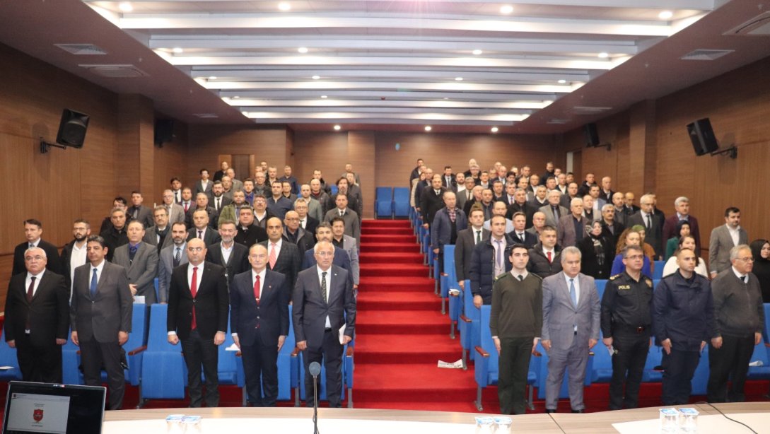 İlçe Milli Eğitim Müdürümüz Raşit Refik KÜÇÜKKAĞNICI, TSKGV (Türk Silahlı Kuvvetlerini Güçlendirme Vakfı Toplantısı'na katıldı